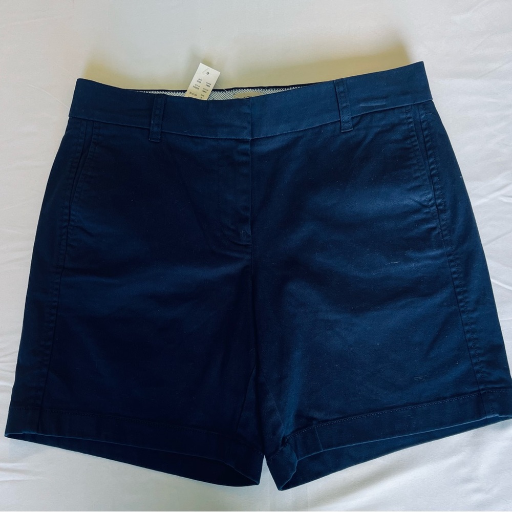 J. Crew Navy Shorts NWT size 6